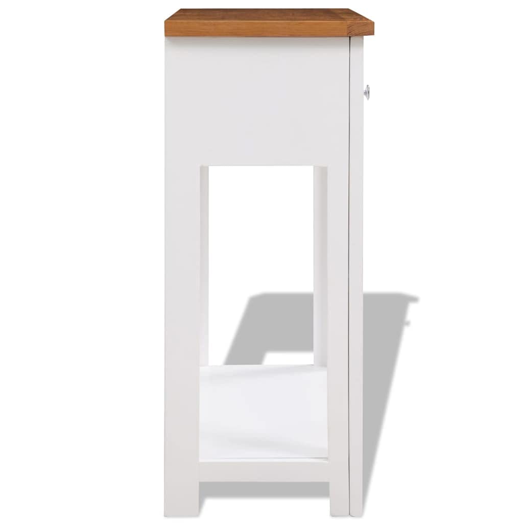 Solid Oak Wood Console Table N718