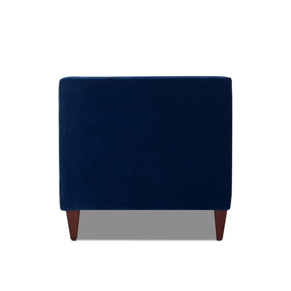 Navy Blue Velvet Tufted Sofa L6553
