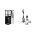 Charcoal Coffee Maker Water Filter Replacement Pods and Handle, 2-Pack and 12 Cup Coffee Maker E7989