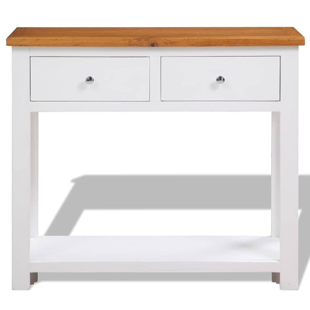 Solid Oak Wood Console Table N718