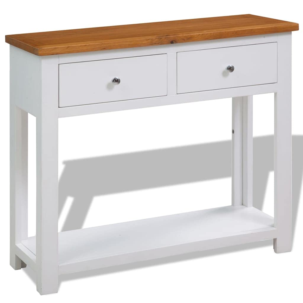 Solid Oak Wood Console Table N718