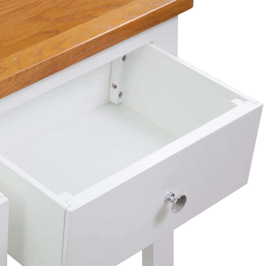Solid Oak Wood Console Table N718