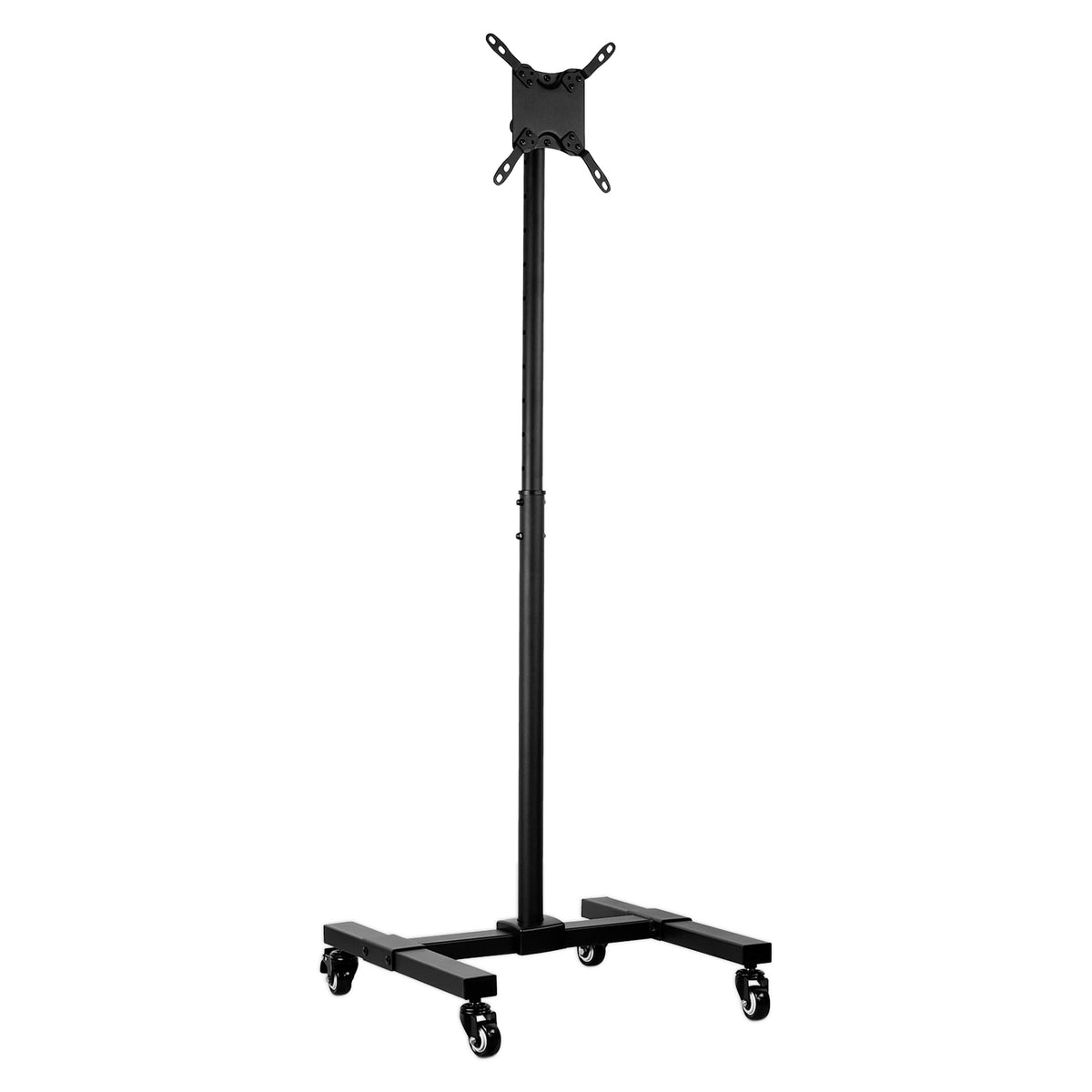 Black Mobile TV Stand with Locking Wheels F16085