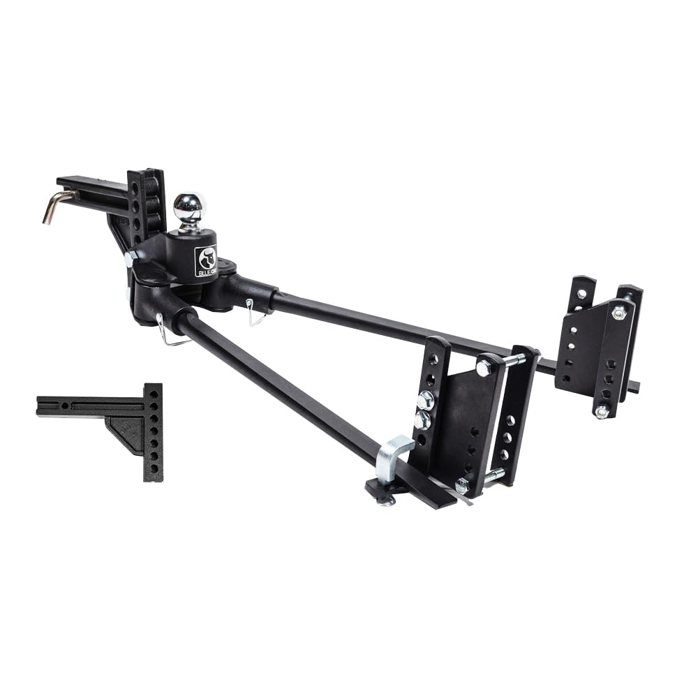 Weight Distribution Hitch with Sway Control, 1000lbs Tongue Weight, 2-5/16 Inch Ball, Black W9732