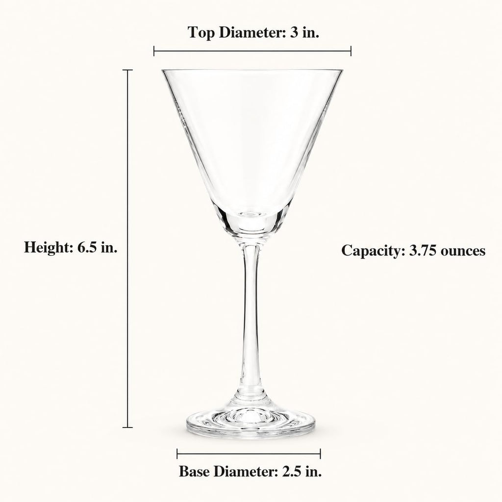 Petite Martini Glass Set of 2 J6212