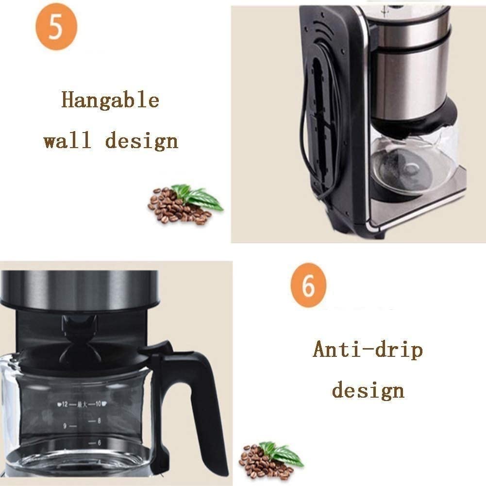 Drip Coffee Maker with Borosilicate Glass Carafe M7824
