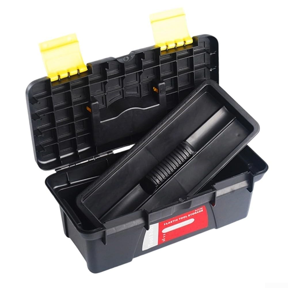 10 Inch Plastic Toolbox with 2-Layer Organization X554539