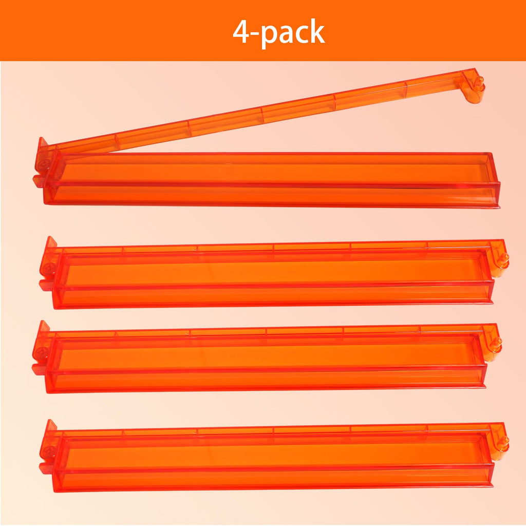 Set of 4 Compact Plastic Mahjong Racks with Pushers I274