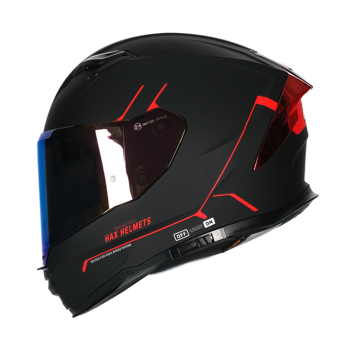 Full Face Motorcycle Helmet DOT & ECE Q7691