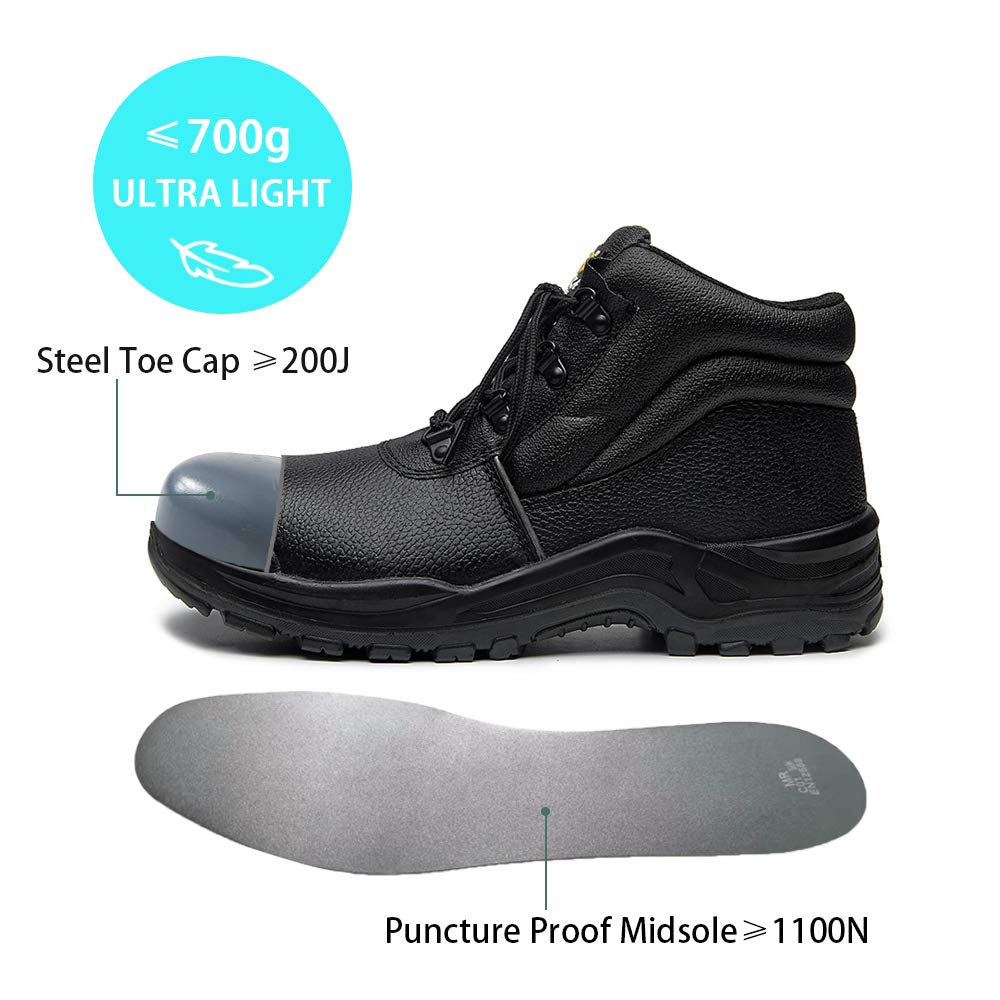 Water Resistant Steel Toe Work Boots O80920