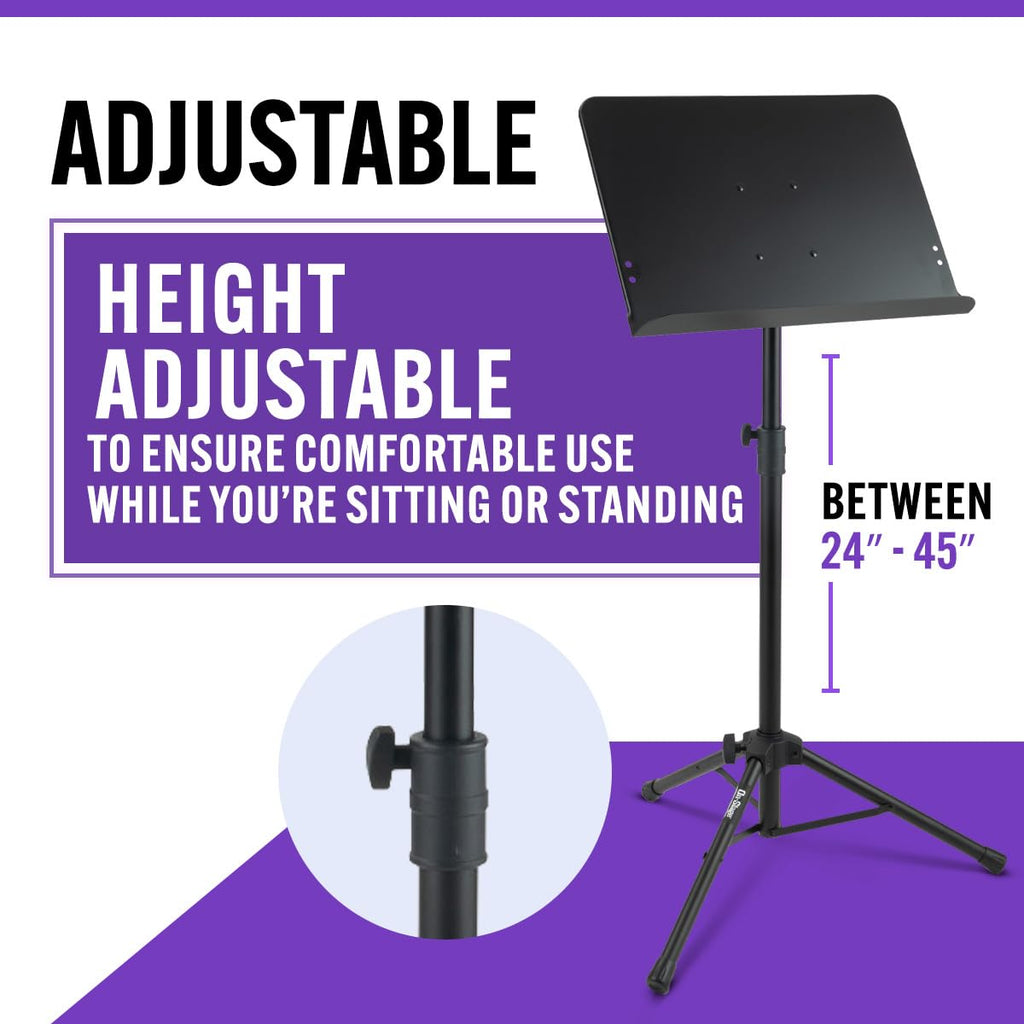 Black Folding Sheet-Music Stand U378