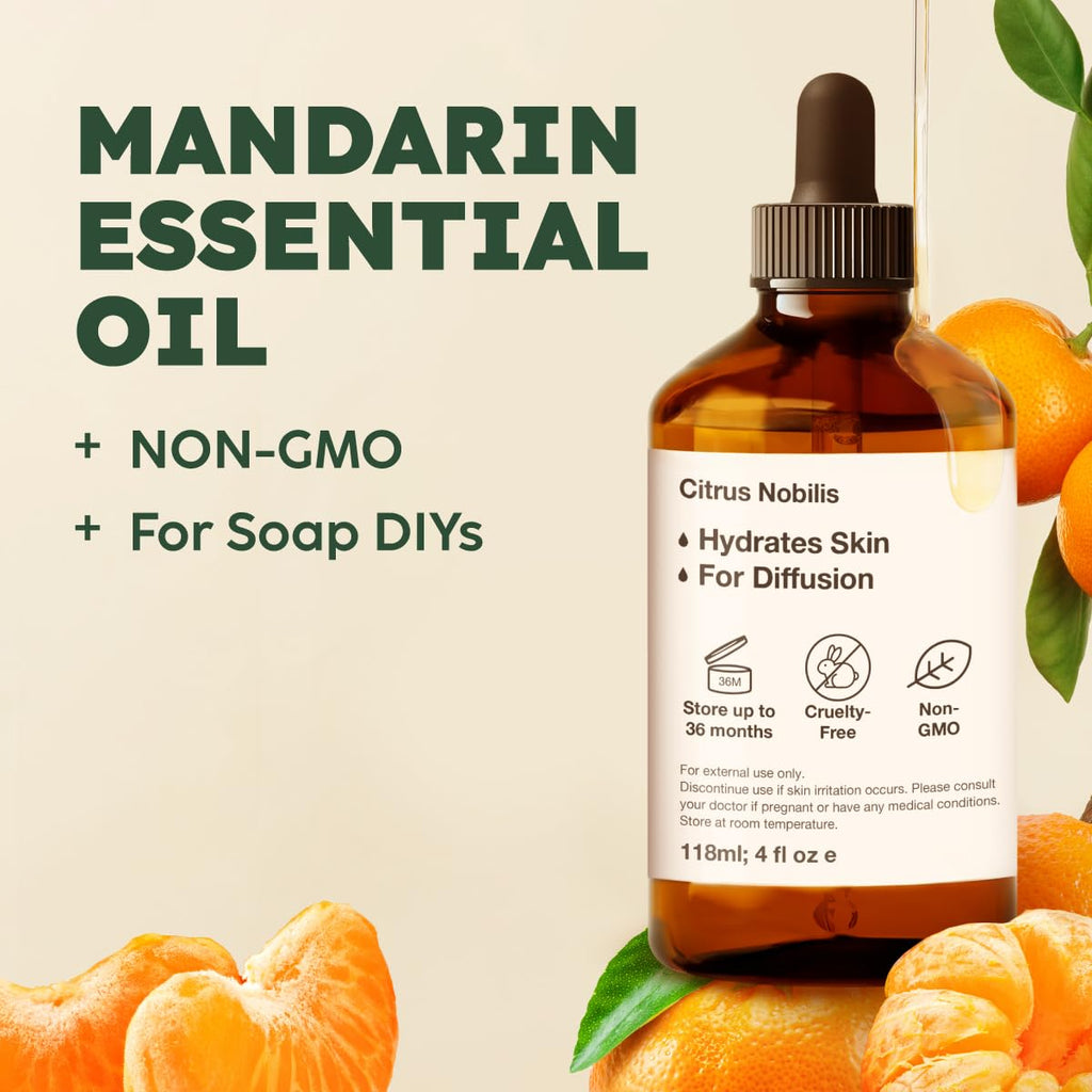 Lavender Mandarin Essential Oil Set 2X 4 Fl Oz C8554