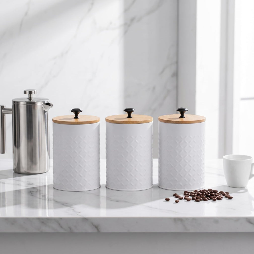3 Pieces Kitchen Canister Set W757