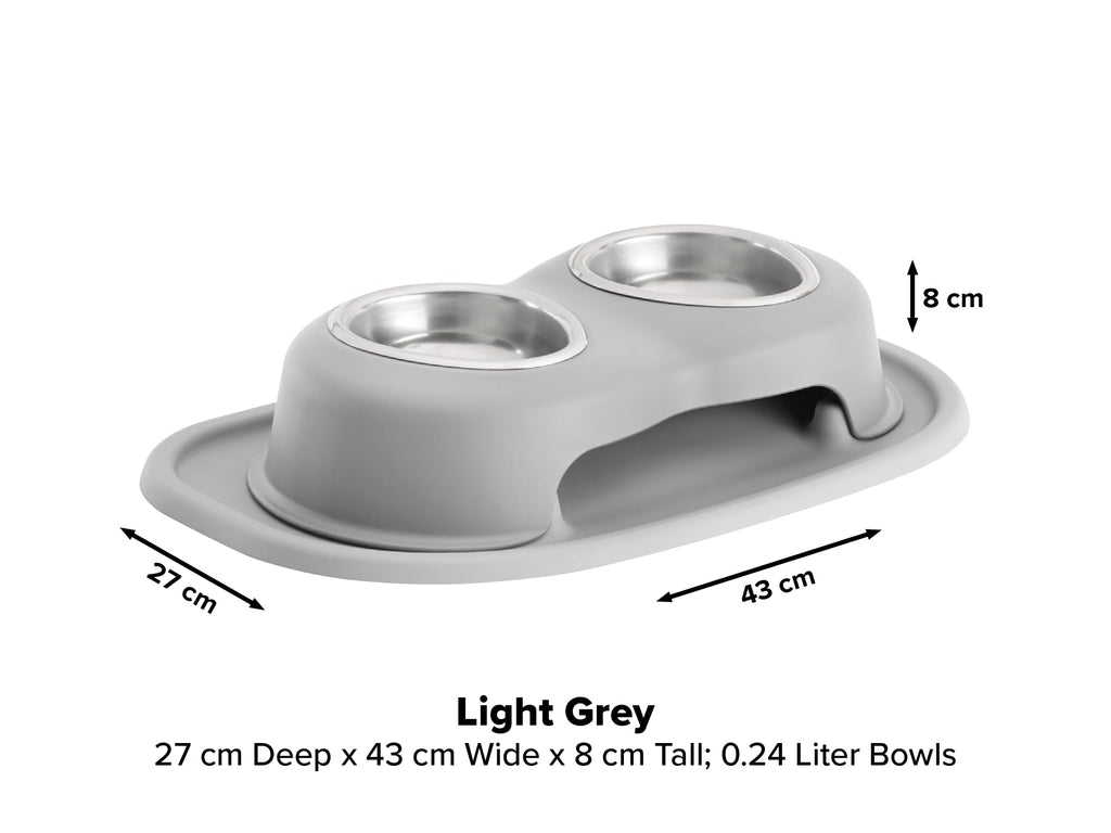 Elevated Dog/Cat Bowls 8oz Stainless Steel D43842