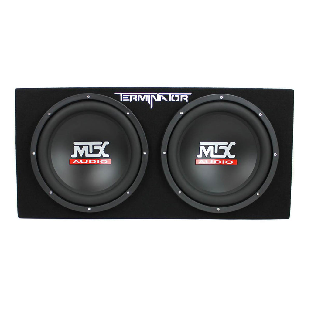 12" 1200 Watt Car Subwoofer Enclosure with Amplifier & Wiring Kit Q2108