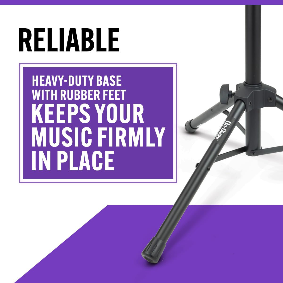 Black Folding Sheet-Music Stand U378