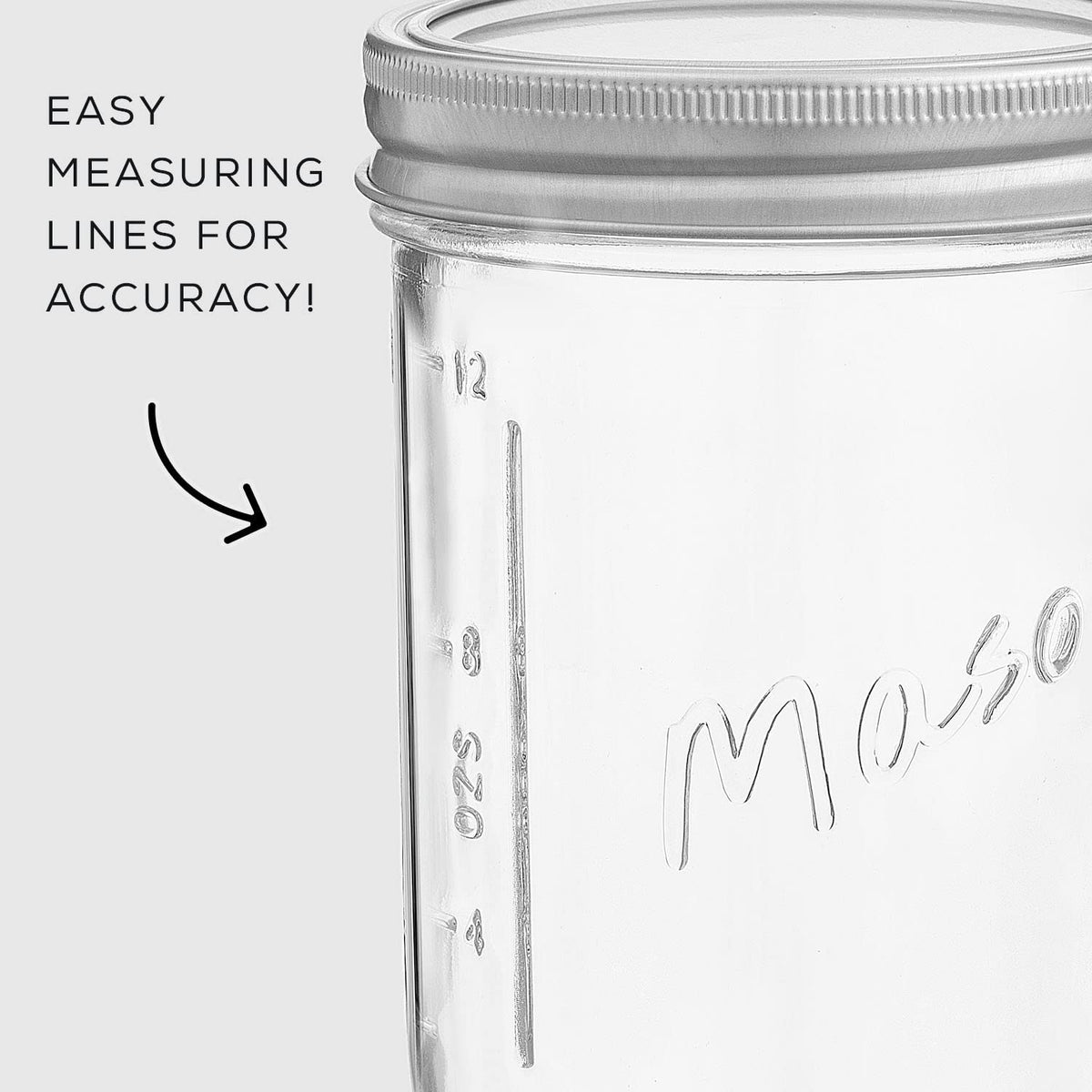 16 Oz 6-Pack Wide Mouth Glass Mason Jars with Lids G32658