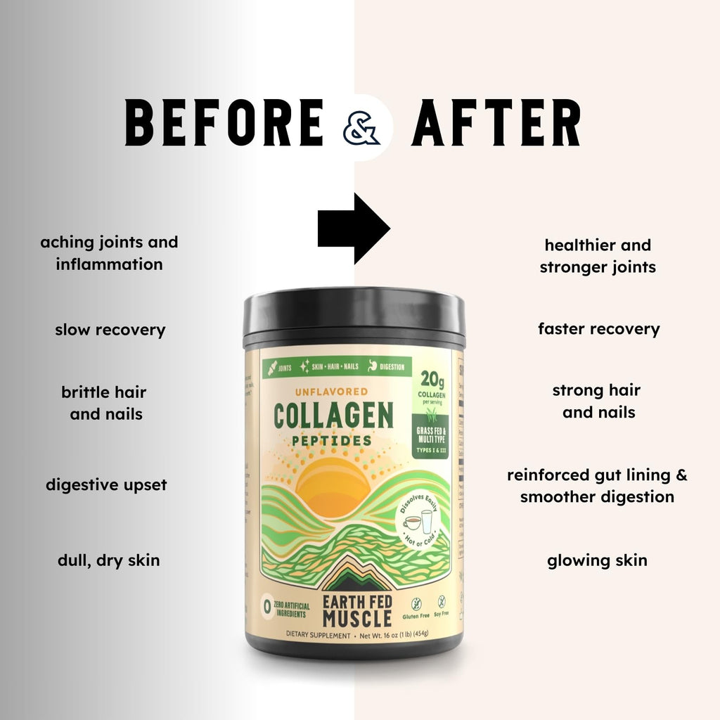 Collagen Peptides Unflavored 23 Servings O7372