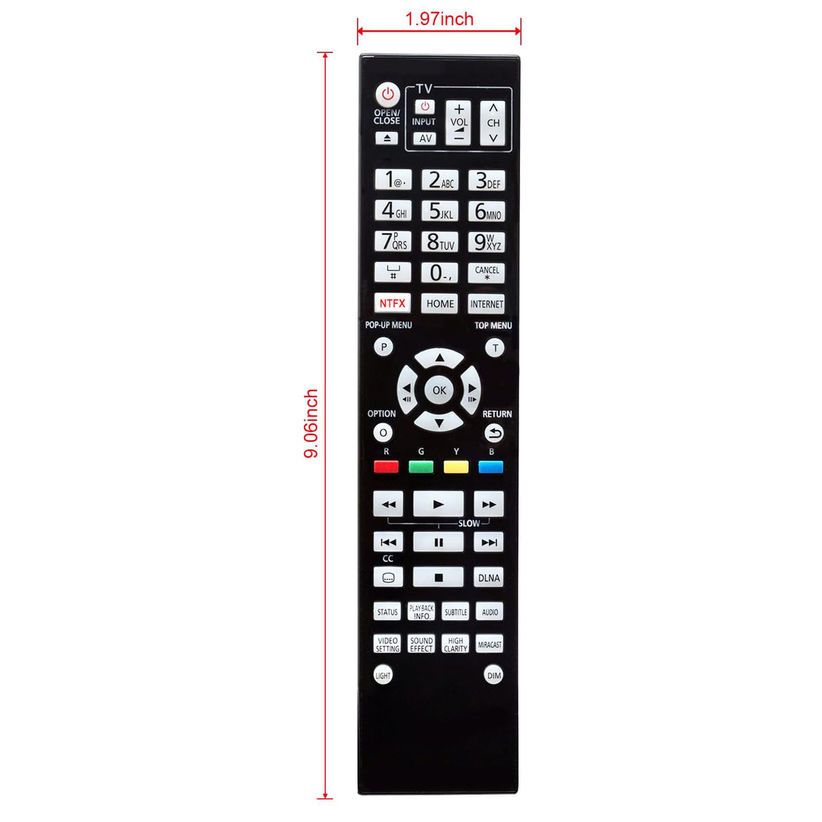 Backlight Remote Control A723