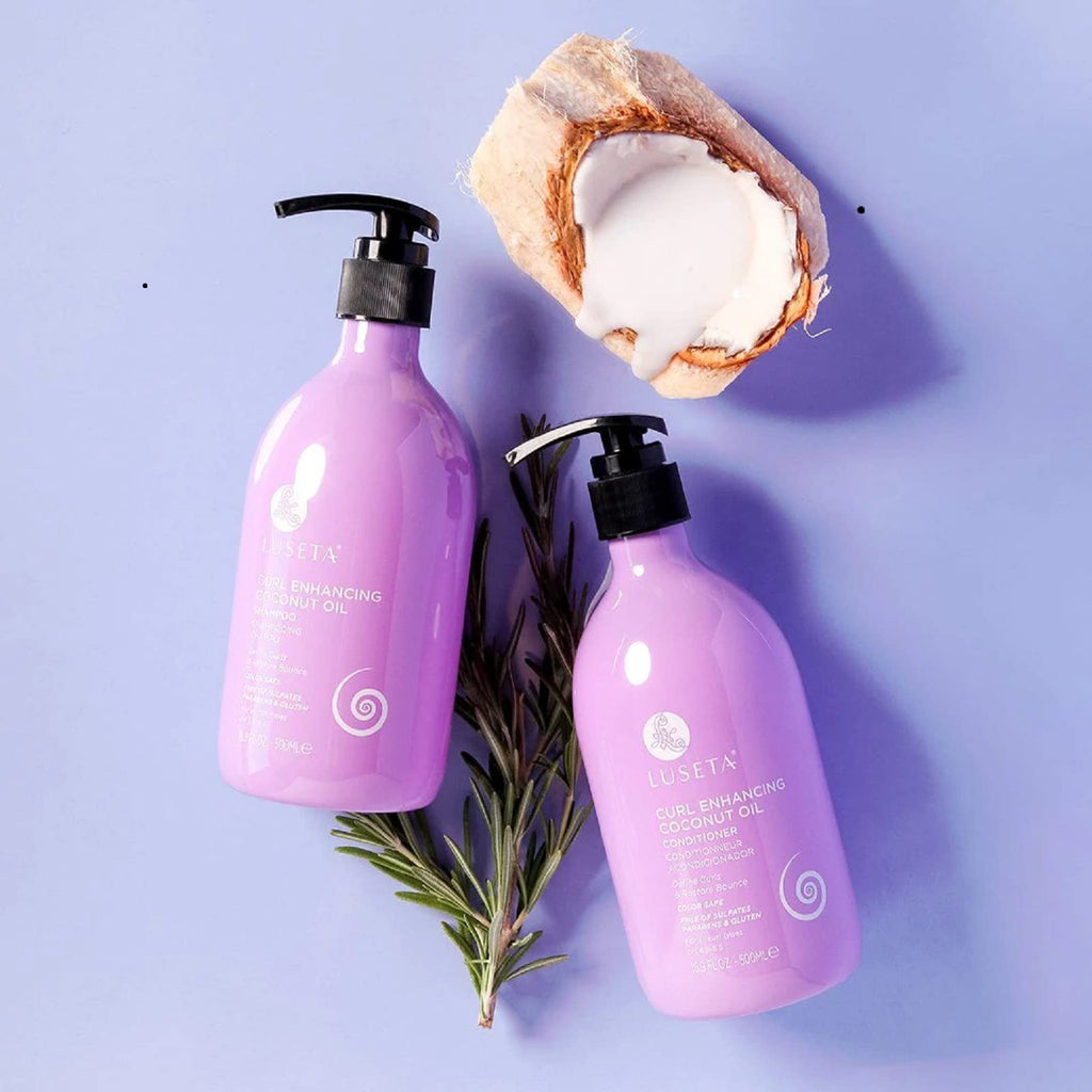 Coconut Oil Shampoo & Conditioner Set & Hair Oil L366