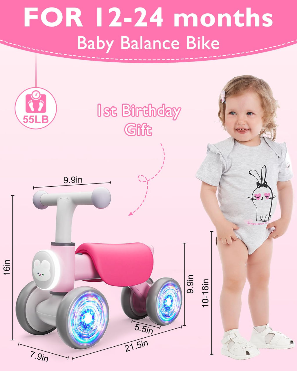 Balance Bike Toddler Outdoor Toys C5379