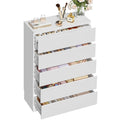 White 5 Drawer Dresser L67140
