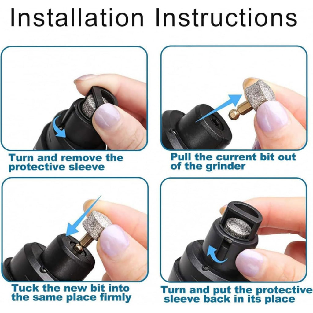 Cordless Pet Nail Grinder with LED Light H470