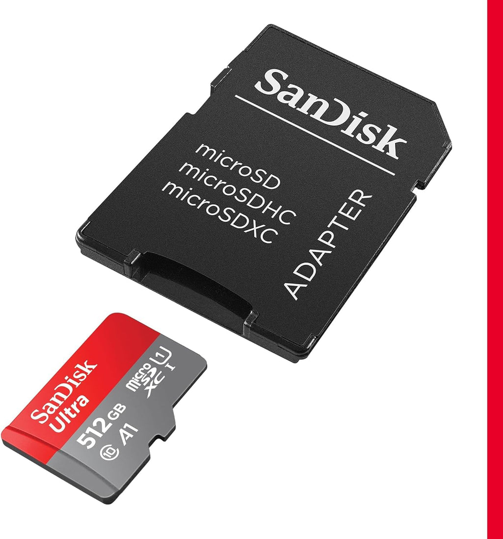 512GB microSD Card + Adapter R8765