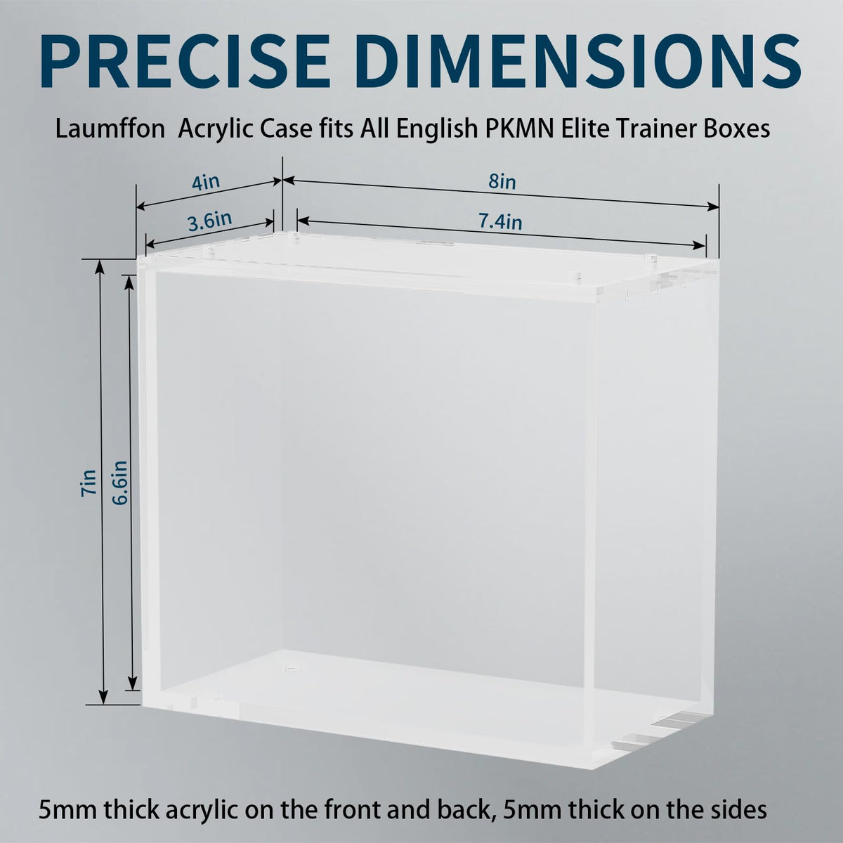 Acrylic Display Case with Sliding Lid, 1 Pack N836145