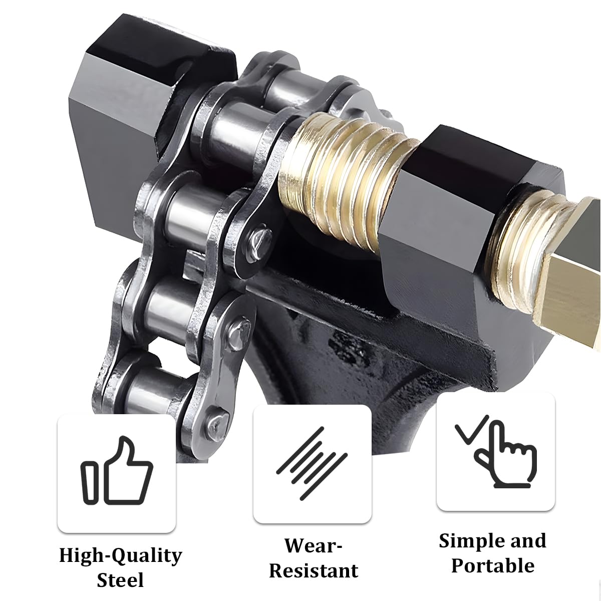 Adjustable 420-530 Motorcycle Chain Breaker Tool U479157