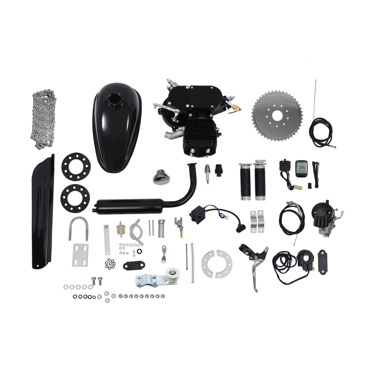 80cc 2 Stroke Single-Cylinder Bicycle Motor Kit X276921