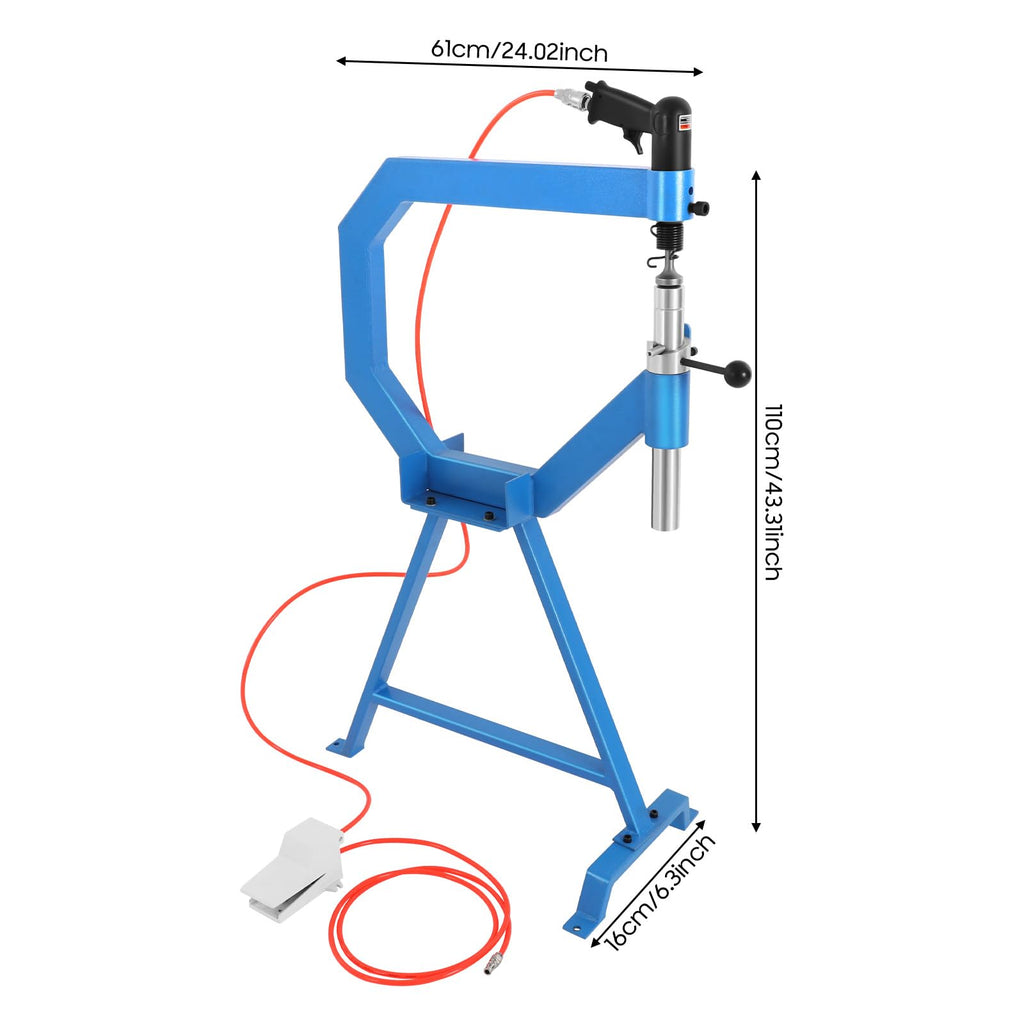 Pneumatic Planishing Hammer with 1" 2" 3" Anvil L33200