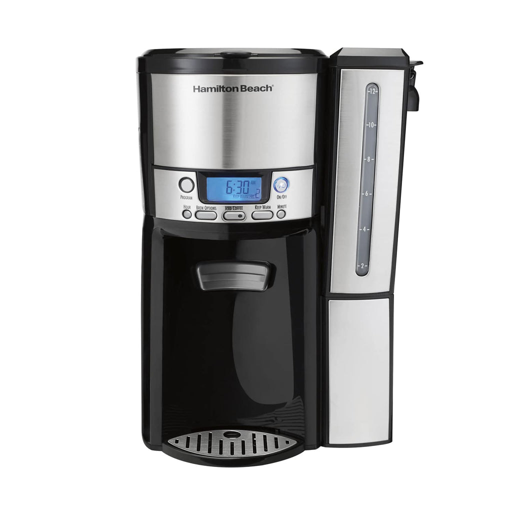 Charcoal Coffee Maker Water Filter Replacement Pods and Handle, 2-Pack and 12 Cup Coffee Maker E7989