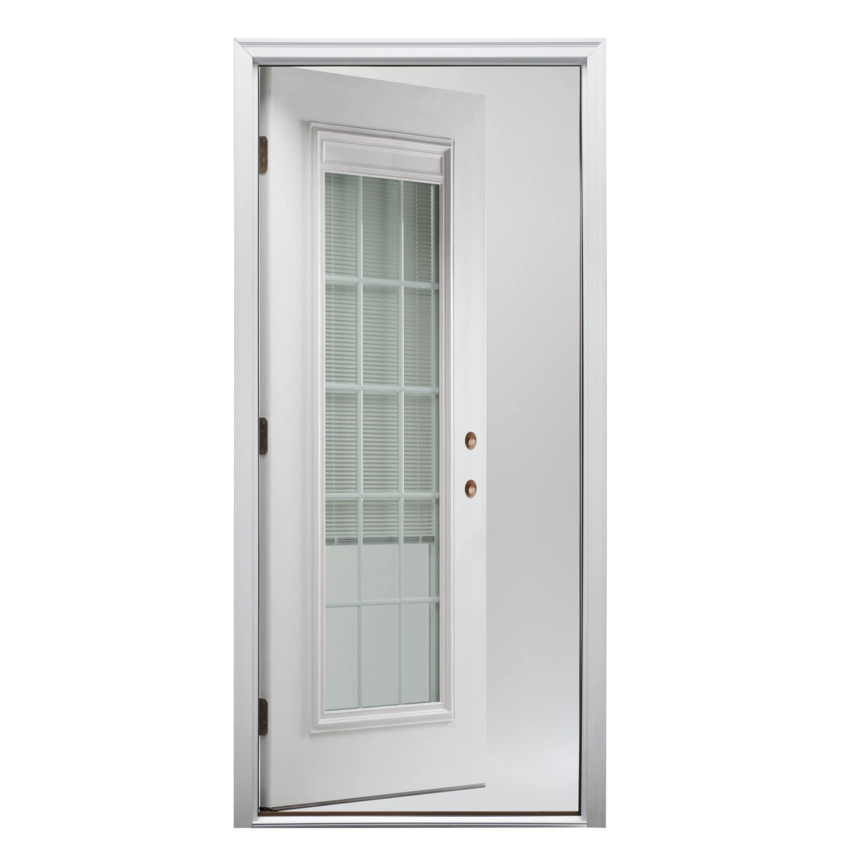 Primed Steel Prehung Door with Clear Low-E Glass 36" x 80" E16550