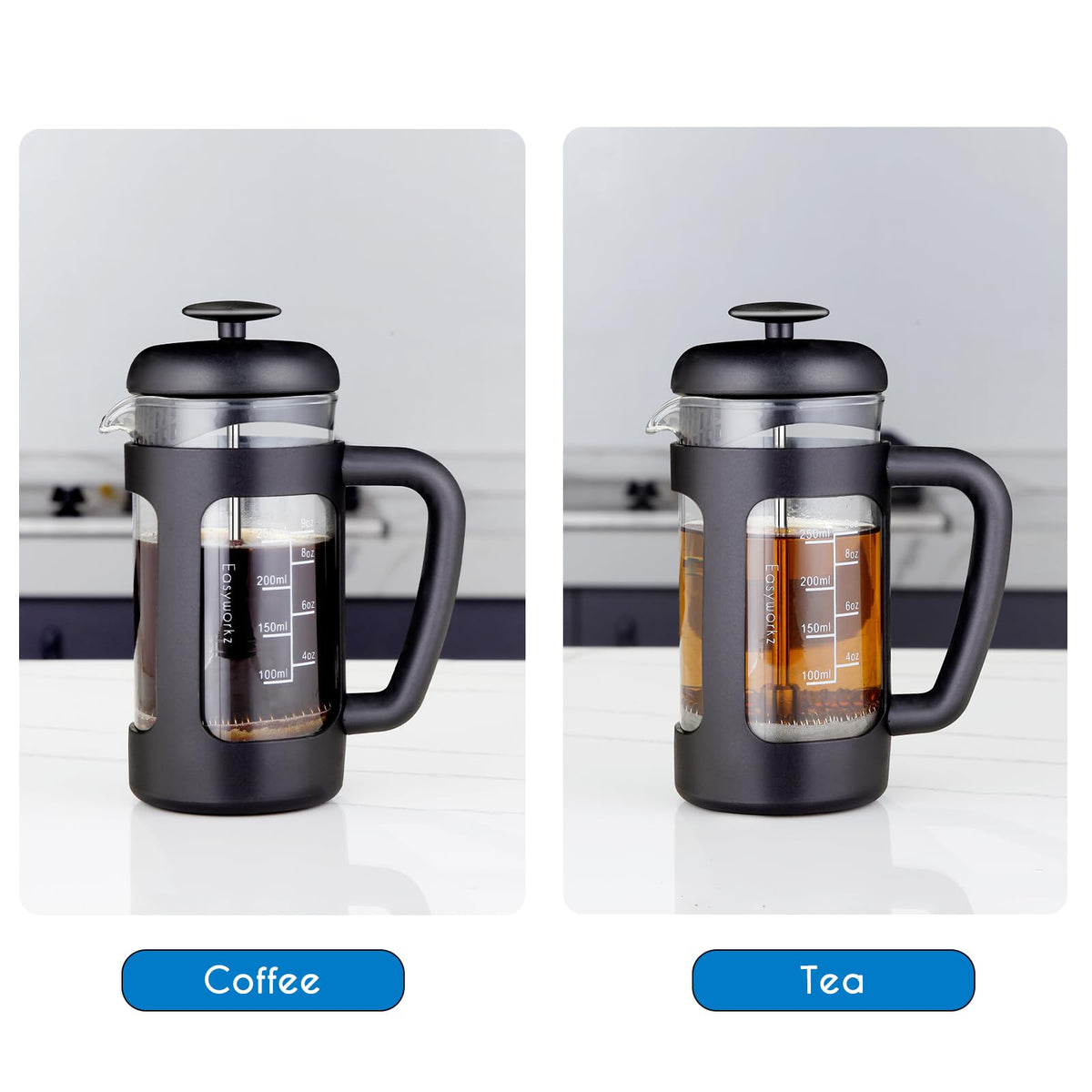 12 oz Borosilicate Glass French Press T216