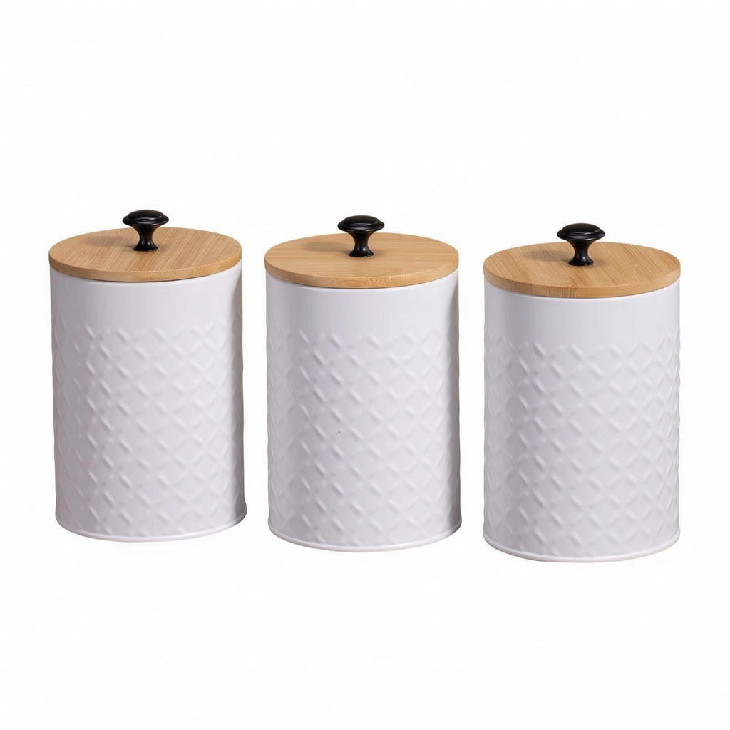3 Pieces Kitchen Canister Set W757