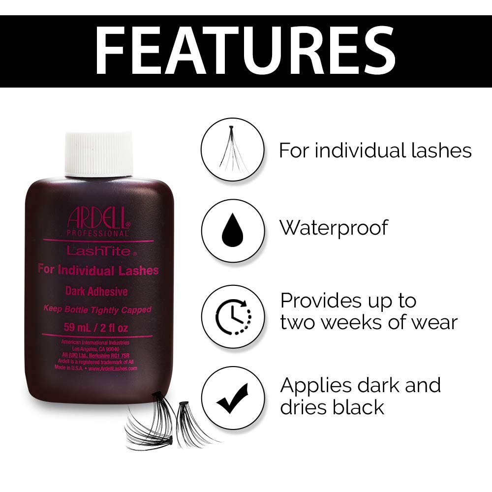 Dark Eyelash Glue, 2 fl oz N757