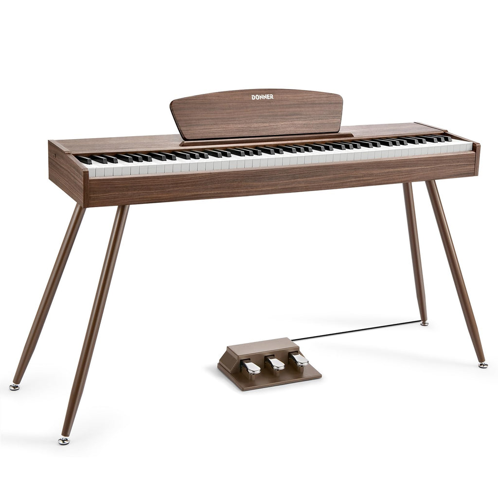 88 Keys Weighted Hammer Mechanism Digital Piano with Stand and Triple Pedal J285670