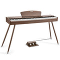 88 Keys Weighted Hammer Mechanism Digital Piano with Stand and Triple Pedal J285670