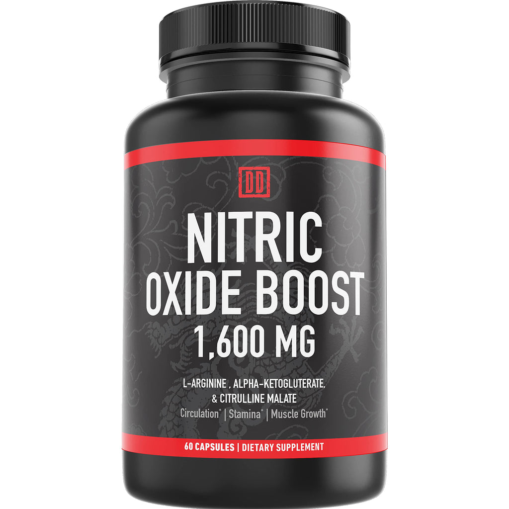 Nitric Oxide Booster Supplement 1600mg 60 Count Y99040