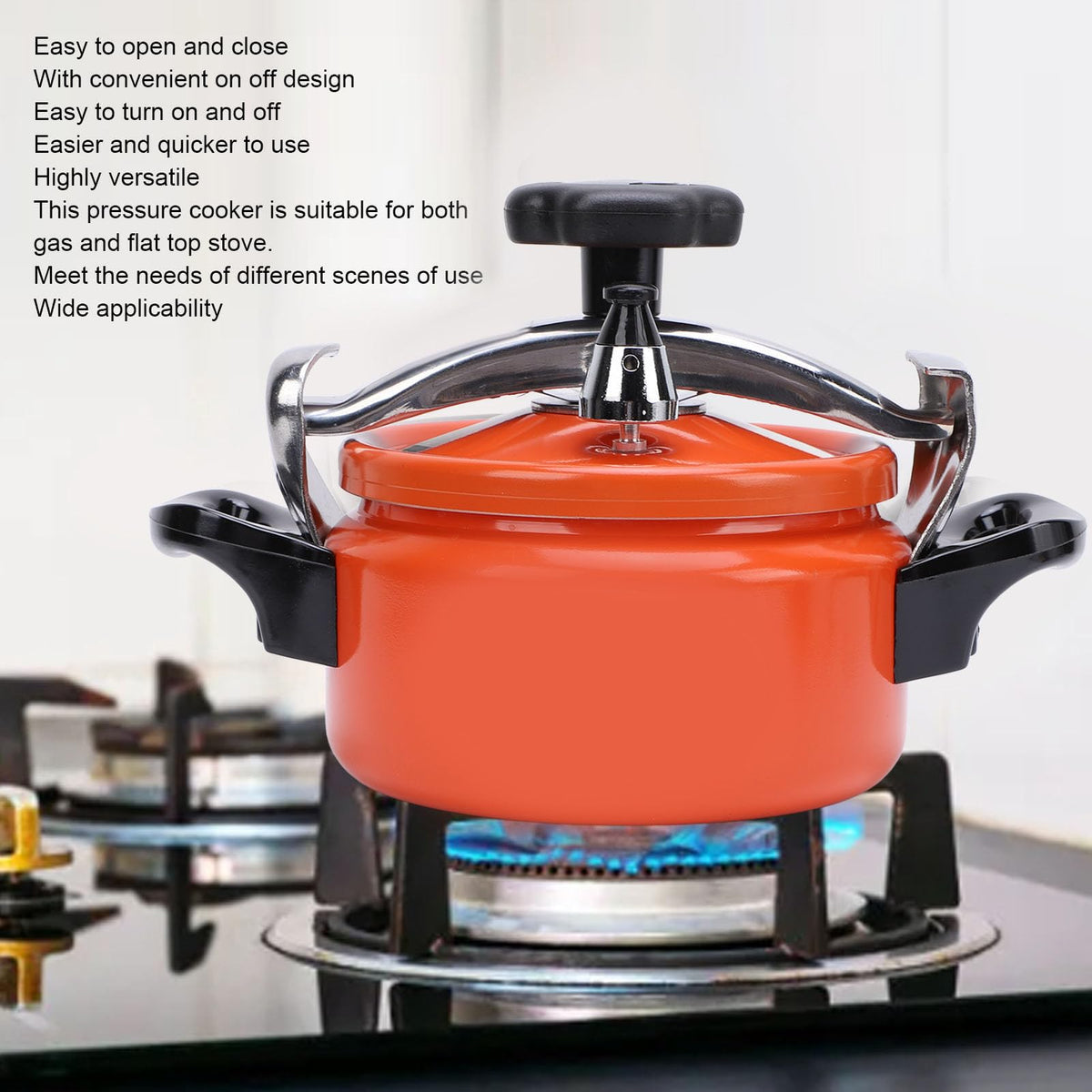Aluminum Alloy Pressure Cooker with Double Bottom 2L K5533