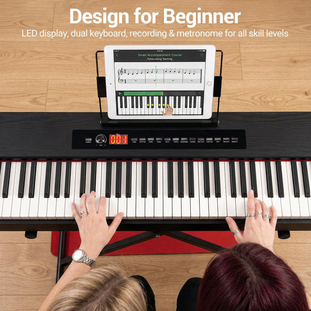 88-Key Weighted Digital Piano with X Stand and Sustain Pedal C37382