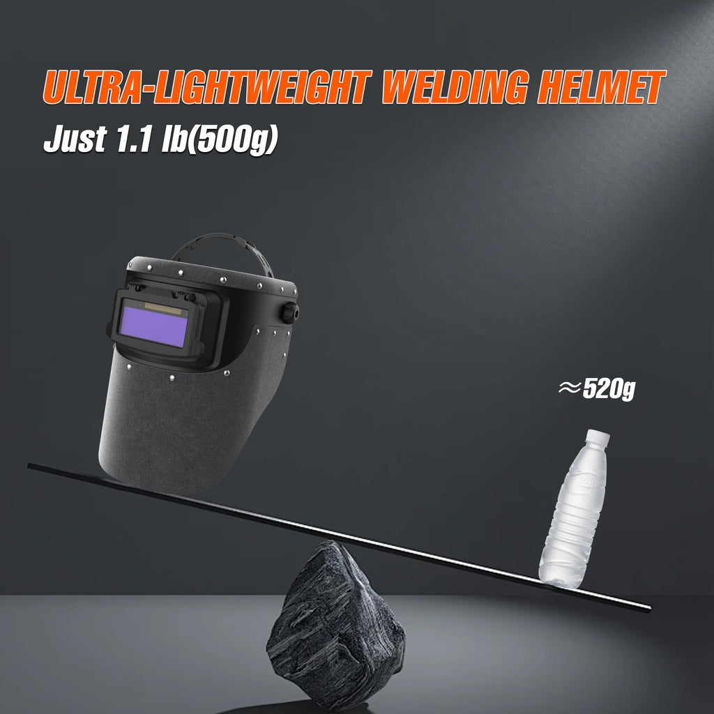 Leather Auto Darkening Welding Helmet S699146