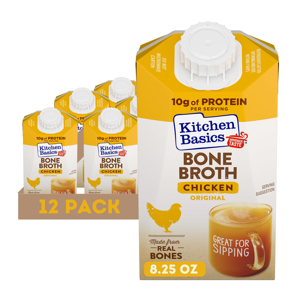 Chicken Bone Broth 8.25 oz Carton Pack of 12 Q595592