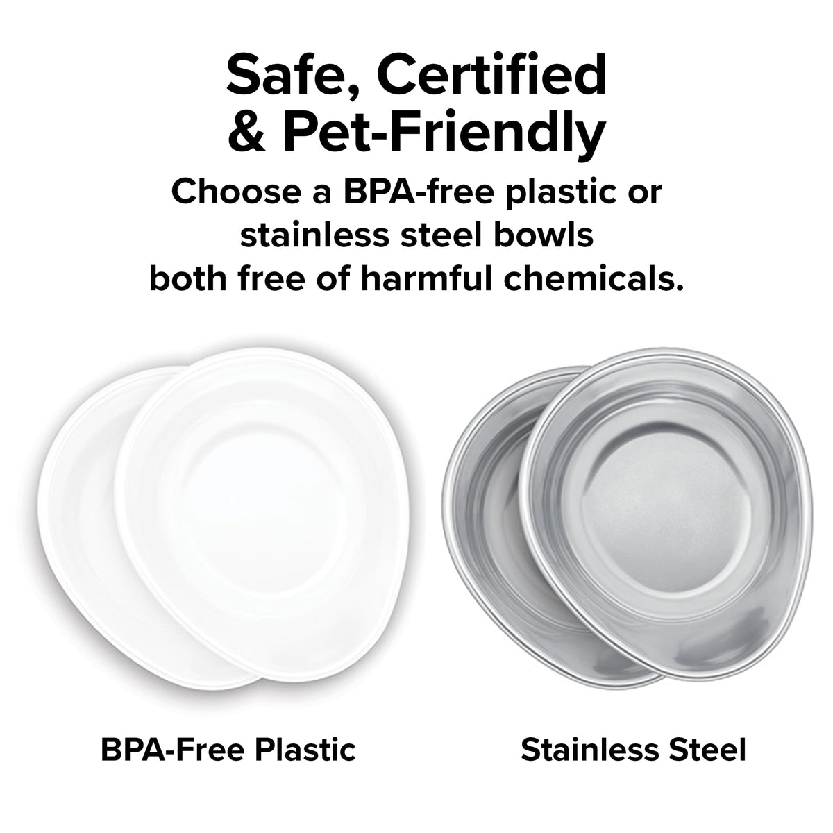 Elevated Dog/Cat Bowls 8oz Stainless Steel D43842