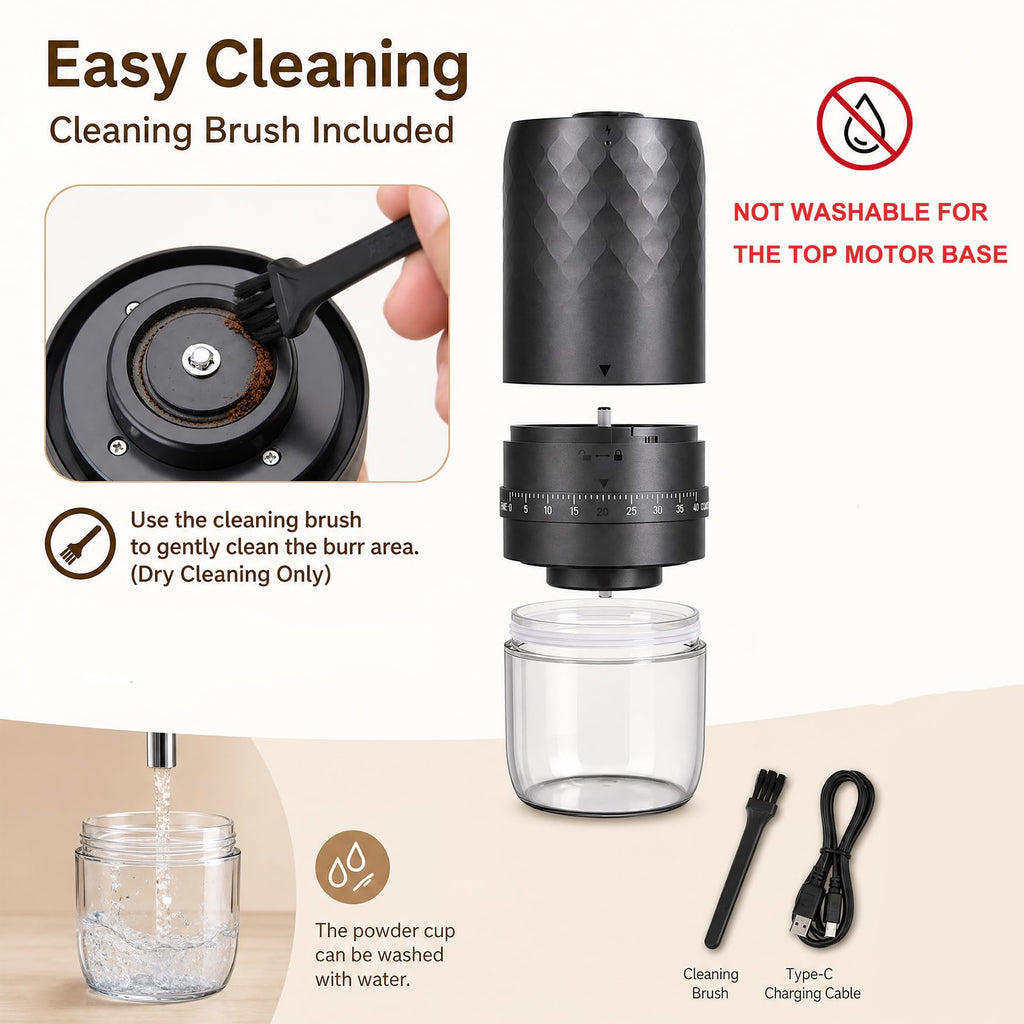 Cordless Burr Coffee Grinder I249
