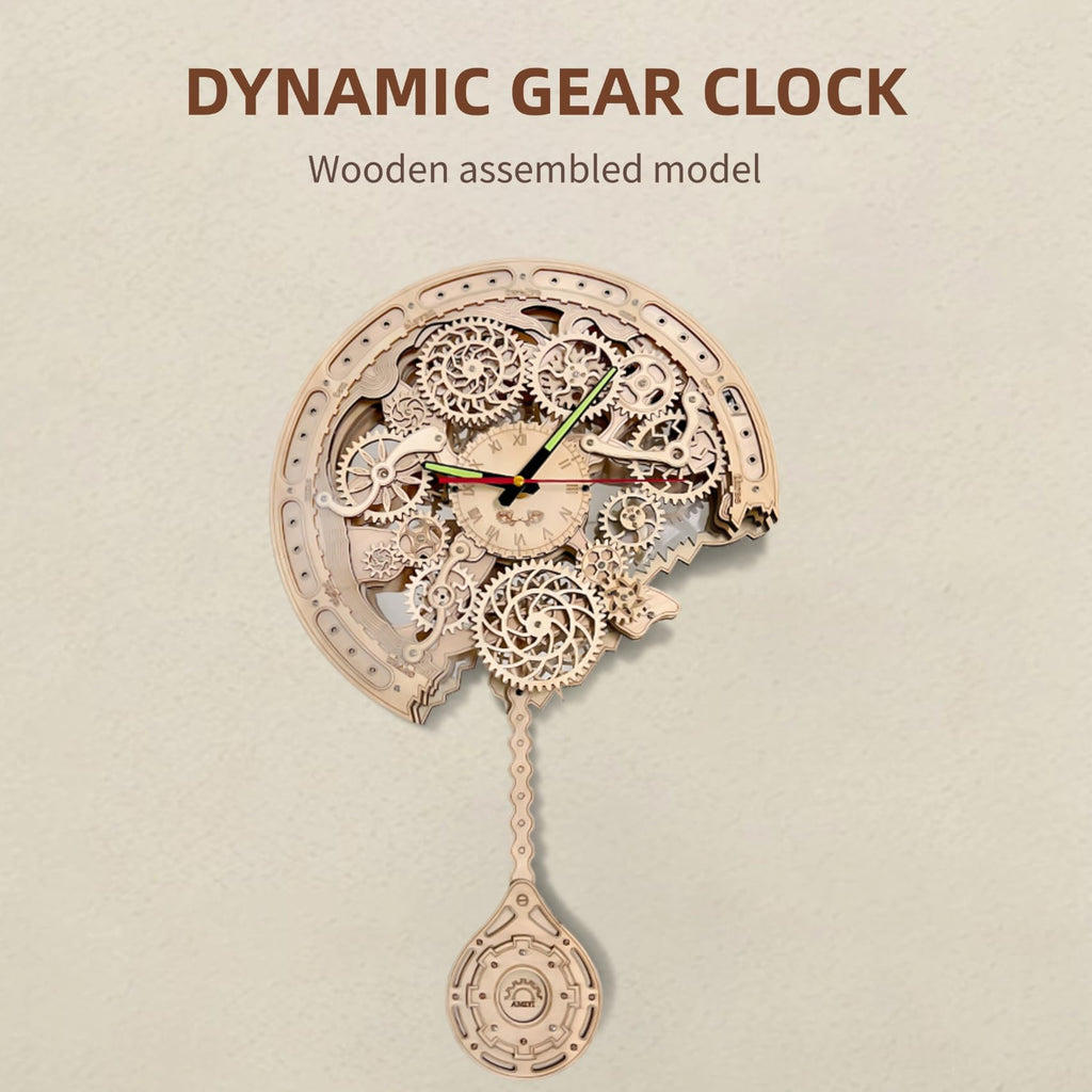 Wooden Puzzle Clock N508305