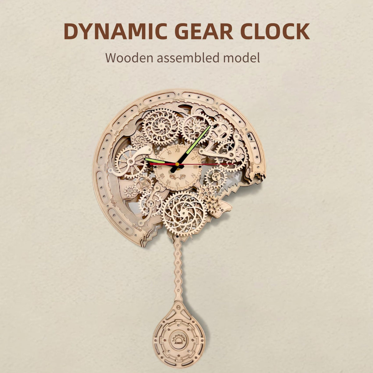 Wooden Puzzle Clock N508305