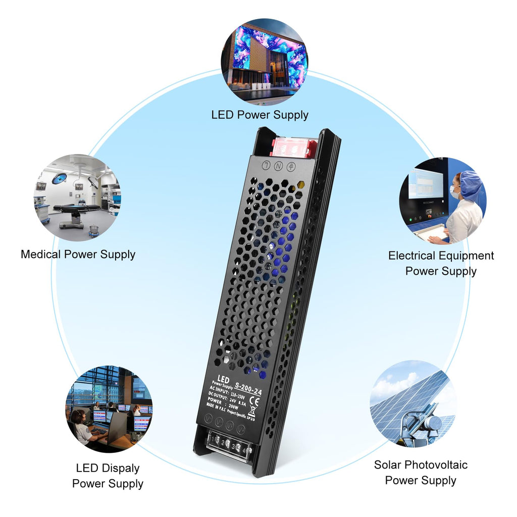 24V 200W LED Power Supply M6331