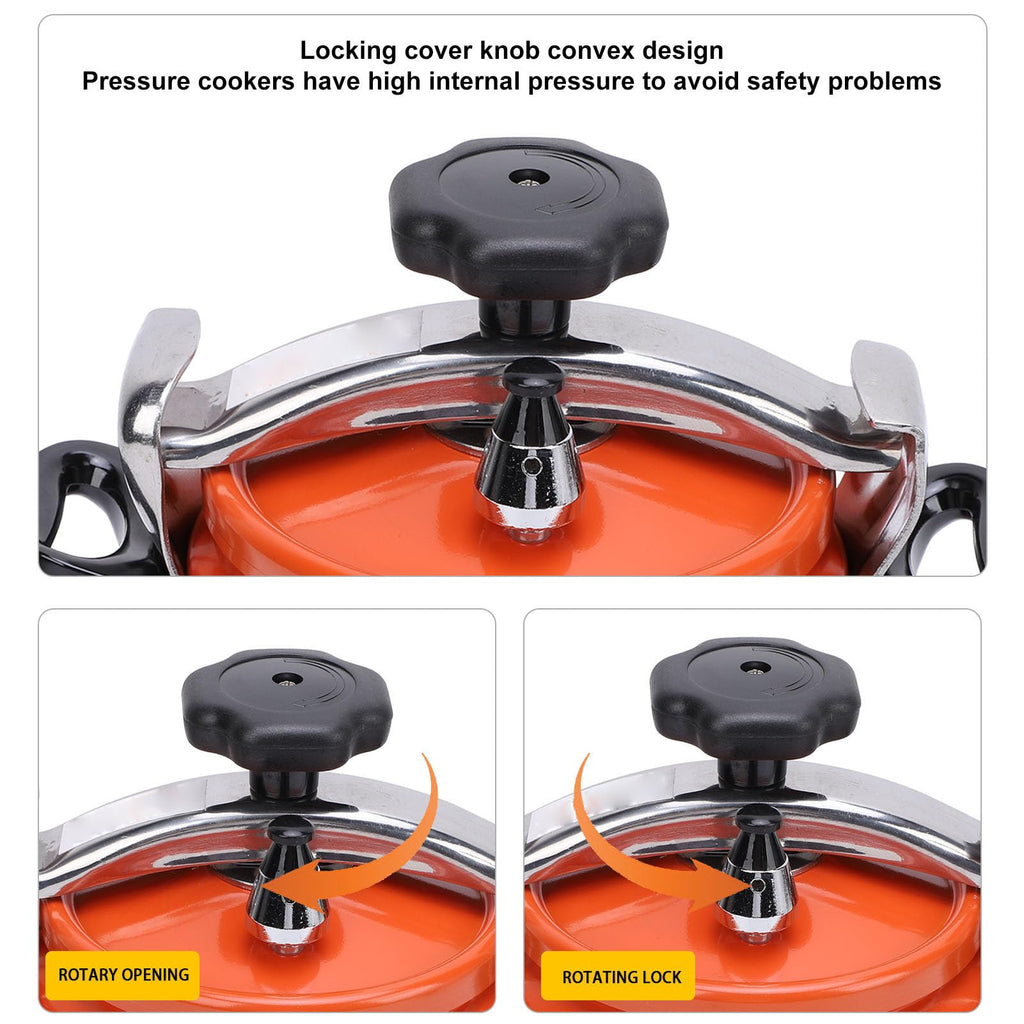 Aluminum Alloy Pressure Cooker with Double Bottom 2L K5533